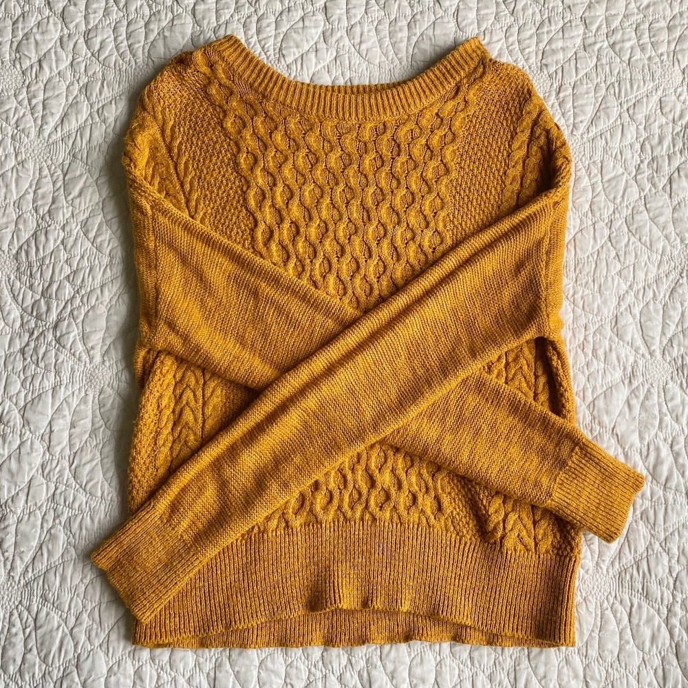 Yellow Knit Sweater